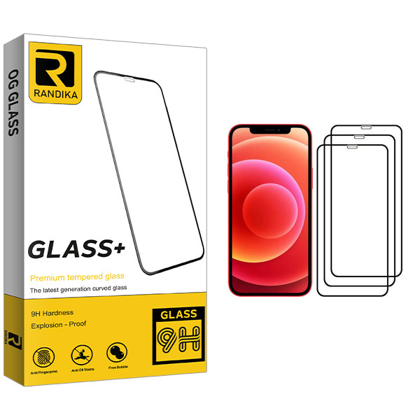 محافظ صفحه نمایش راندیکا مدل GLD مناسب برای گوشی موبایل iPhone 12 Pro MAX بسته 3 عددی