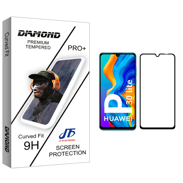 محافظ صفحه نمایش جی اف مدل Diamond glass مناسب برای گوشی موبایل هووآوی P30 lite