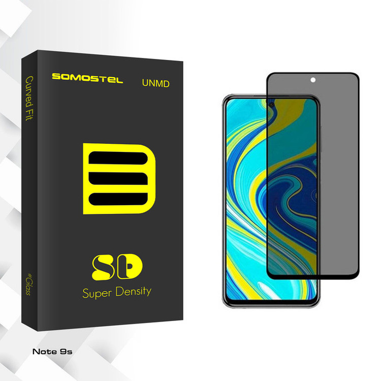 محافظ صفحه نمایش حریم شخصی سوماستل مدل Sd Glass مناسب برای گوشی موبایل شیائومی Note 9s