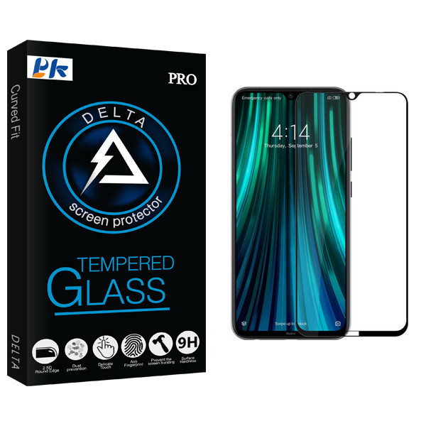محافظ صفحه نمایش پی کی مدل Delta Glass مناسب برای گوشی موبایل شیائومی Redmi Note 8