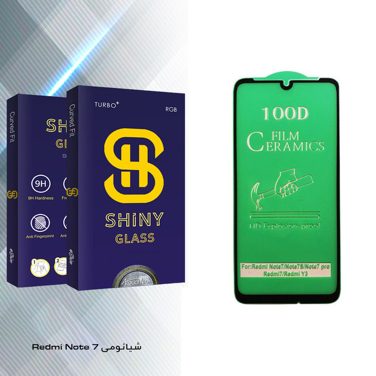 محافظ صفحه نمایش سرامیکی آتوچبو مدل Shiny Glass مناسب برای گوشی موبایل شیائومی Redmi Note 7