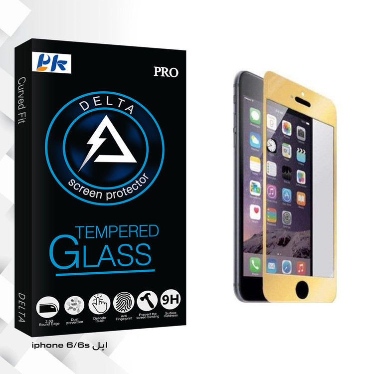 محافظ صفحه نمایش پی کی مدل Delta Glass مناسب برای گوشی موبایل اپل iPhone 6/6S