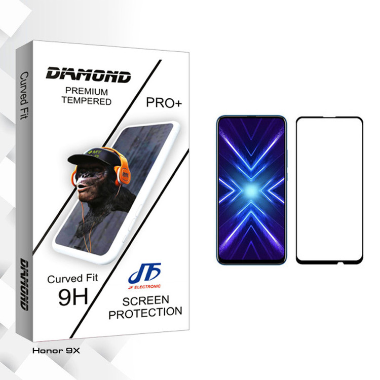 محافظ صفحه نمایش جی اف مدل Diamond glass مناسب برای گوشی موبایل آنر 9X