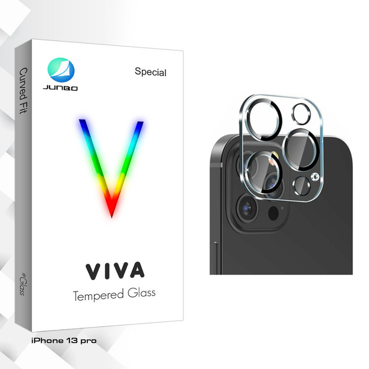 محافظ لنز گوشی جانبو مدل Viva Glass FLL مناسب برای گوشی موبایل اپل iPhone 13 pro