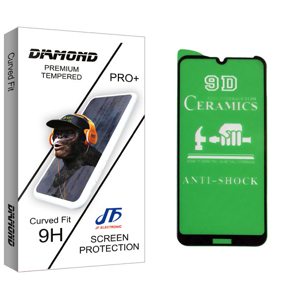 محافظ صفحه نمایش سرامیکی جی اف مدل Diamond glass مناسب برای گوشی موبایل هوآوی Y6 Prime 2019