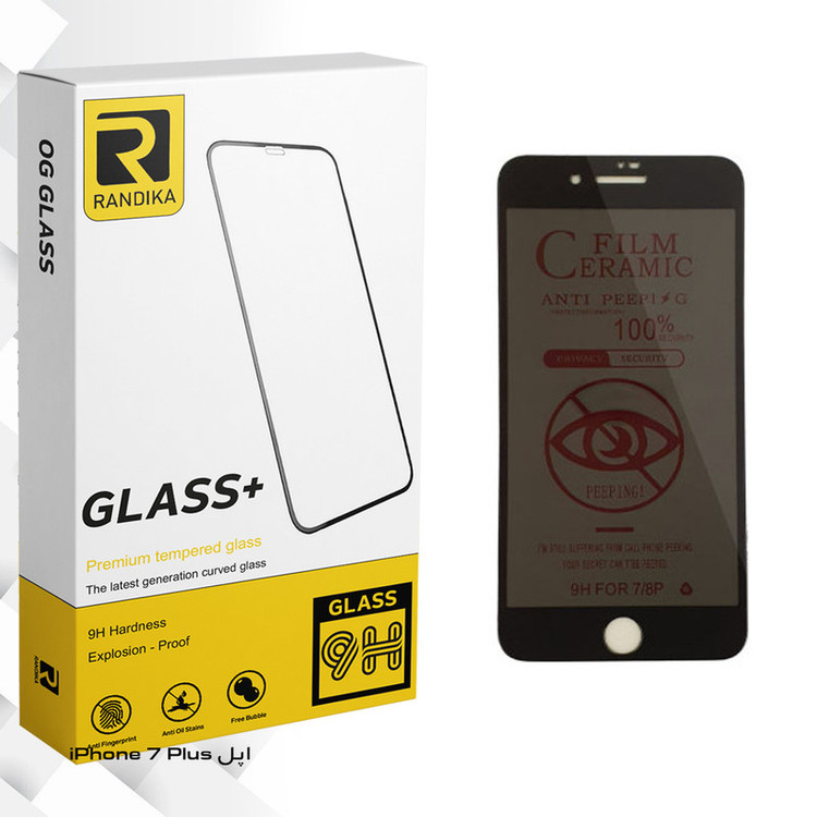 محافظ صفحه نمایش حریم شخصی راندیکا مدل Gld مناسب برای گوشی موبایل اپل iPhone 7 Plus