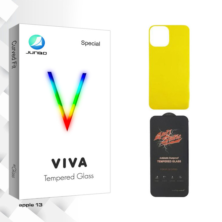 محافظ صفحه نمایش جانبو مدل Viva ANTI-STATIC مناسب برای گوشی موبایل اپل iPhone 13 به همراه محافظ پشت گوشی