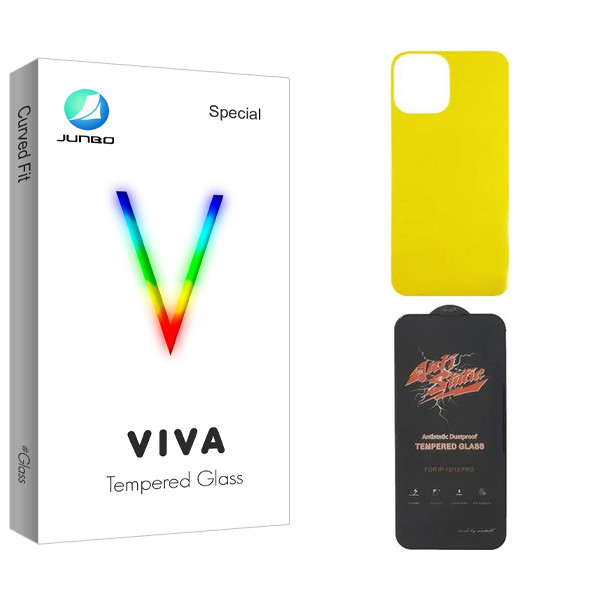محافظ صفحه نمایش جانبو مدل Viva  ANTI-STATIC مناسب برای گوشی موبایل اپل iPhone 13  به همراه محافظ پشت گوشی