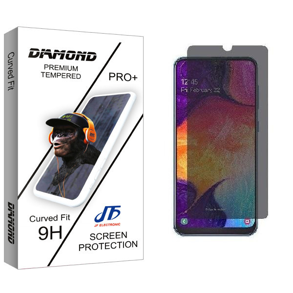 محافظ صفحه نمایش حریم شخصی جی اف مدل Diamond مناسب برای گوشی موبایل شیائومی Redmi Note 8 Pro