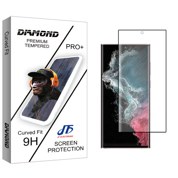 محافظ صفحه نمایش جی اف مدل Diamond Pro مناسب برای گوشی موبایل سامسونگ Galaxy S22 Ultra
