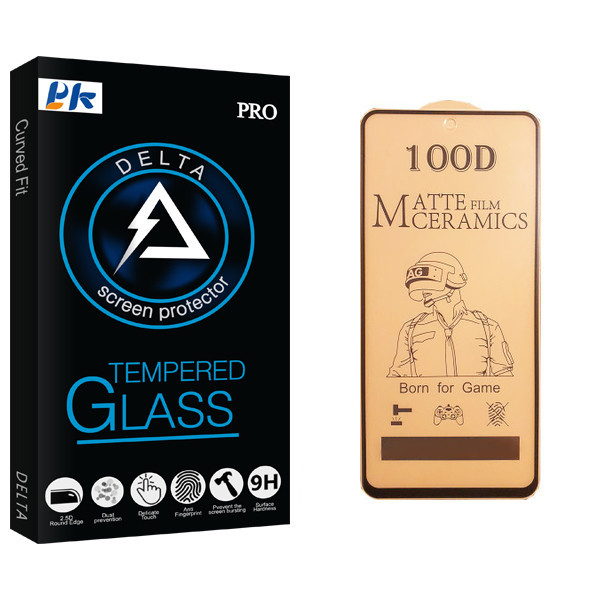 محافظ صفحه نمایش سرامیکی پی کی مدل Delta Glass مناسب برای گوشی موبایل شیائومی Poco X3