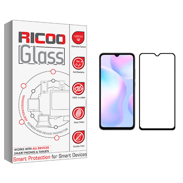 محافظ صفحه نمایش ریکوو مدل +HD مناسب برای گوشی موبایل شیائومی Redmi 9A