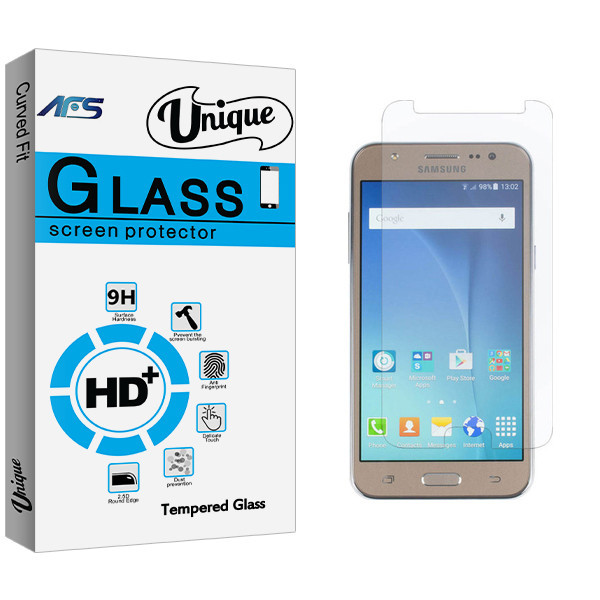 محافظ صفحه نمایش شیشه ای ای اف اس مدل Unique Glass مناسب برای گوشی موبایل سامسونگ Galaxy J7 Pro