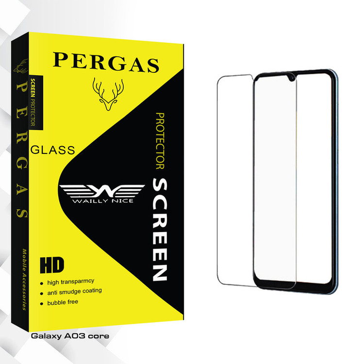 محافظ صفحه نمایش شیشه ای وایلی نایس مدل Pergas Glass مناسب برای گوشی موبایل سامسونگ Galaxy A03 core