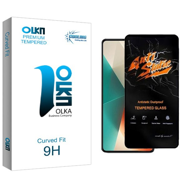 محافظ صفحه نمایش کولینگ مدل Olka Antistatic مناسب برای گوشی موبایل شیائومی Redmi note 13