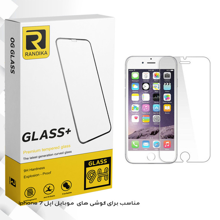 محافظ صفحه نمایش راندیکا مدل GLD مناسب برای گوشی موبایل اپل iphone 7