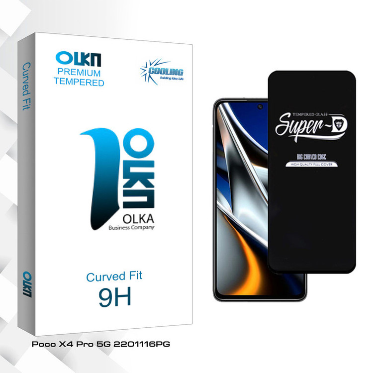 محافظ صفحه نمایش شیشه ای کولینگ مدل Olka Glass SuperD مناسب برای گوشی موبایل شیائومی Poco X4 Pro 5G 2201116PG