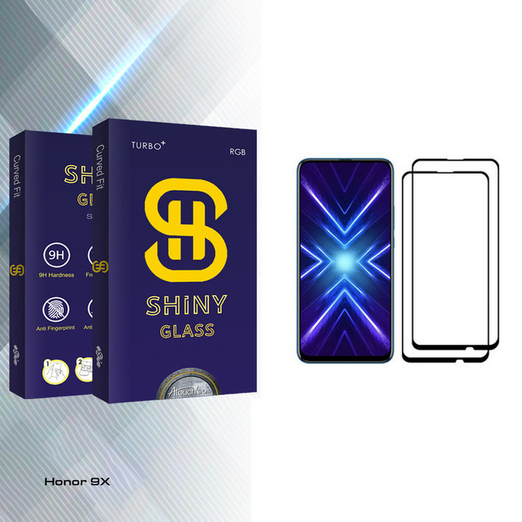 محافظ صفحه نمایش آتوچبو مدل Shiny Glass مناسب برای گوشی موبایل آنر 9X بسته دو عددی