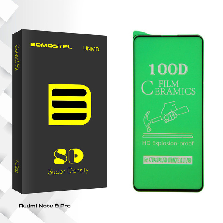 محافظ صفحه نمایش سرامیکی سوماستل مدل SD Glass مناسب برای گوشی موبایل شیائومی Redmi Note 9pro