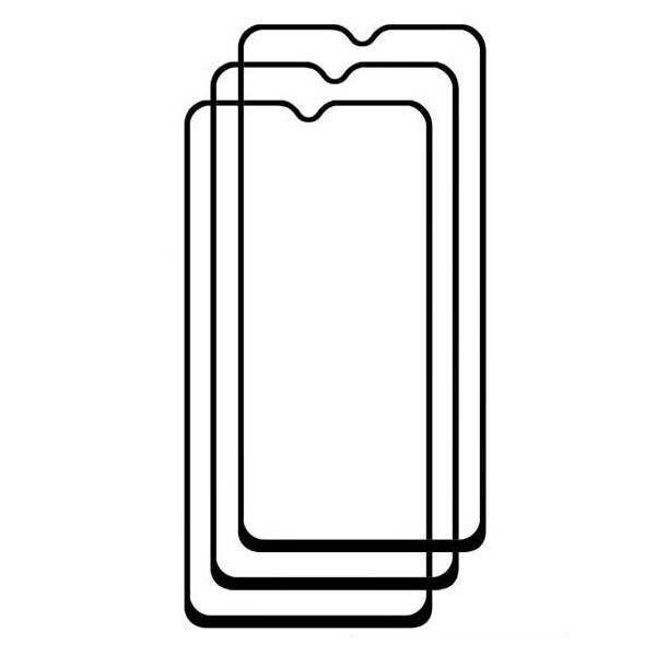 محافظ صفحه نمایش آرمور مدل FUL مناسب برای گوشی موبایل سامسونگ Galaxy A20 بسته سه عددی