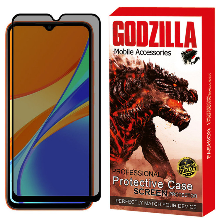 محافظ صفحه نمایش حریم شخصی گودزیلا مدل GGP مناسب برای گوشی موبایل شیائومی Redmi 9C