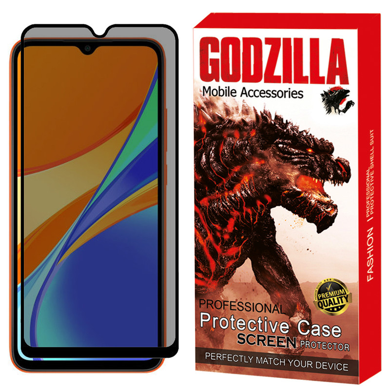 محافظ صفحه نمایش حریم شخصی گودزیلا مدل GGP مناسب برای گوشی موبایل شیائومی Redmi 9C