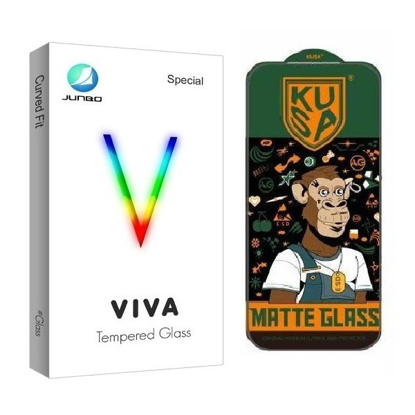 محافظ صفحه نمایش شیشه ای جانبو مدل KUSA مناسب برای گوشی موبایل اپل iPhone 17