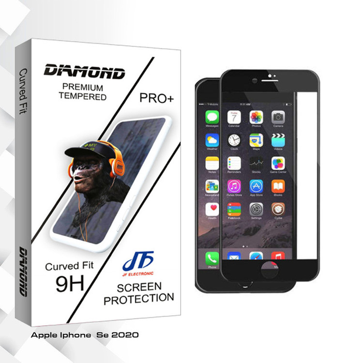 محافظ صفحه نمایش جی اف مدل Diamond glass مناسب برای گوشی موبایل اپل Iphone Se 2020