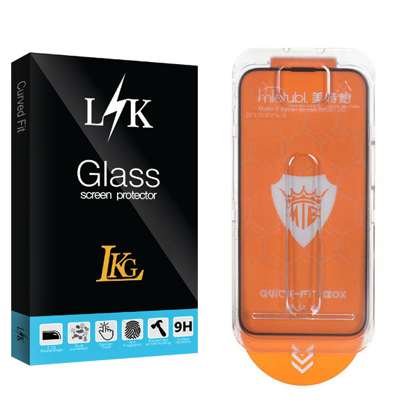 محافظ صفحه نمایش ال کا جی مدل Quick-fit Box مناسب برای گوشی موبایل اپل iPhone 13 / 13 Pro / 14