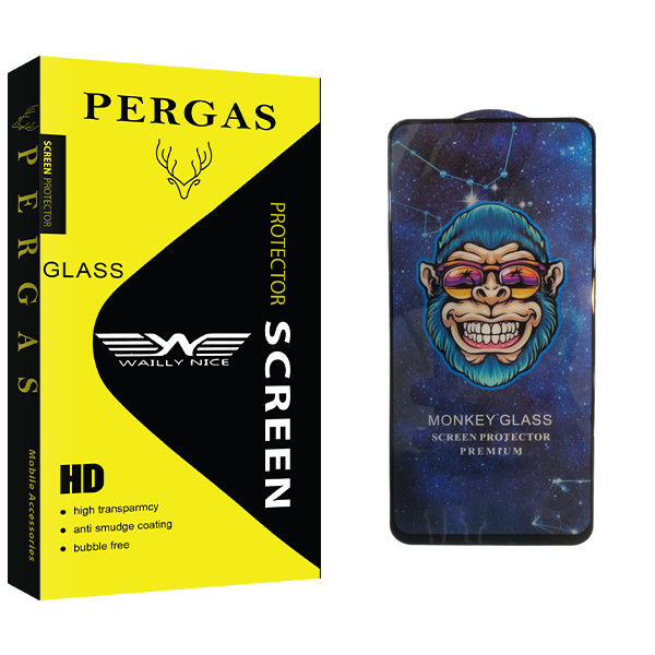 محافظ صفحه نمایش وایلی نایس مدل Pergas GlassMonkey مناسب برای گوشی موبایل شیائومی Poco M4 Pro 5G