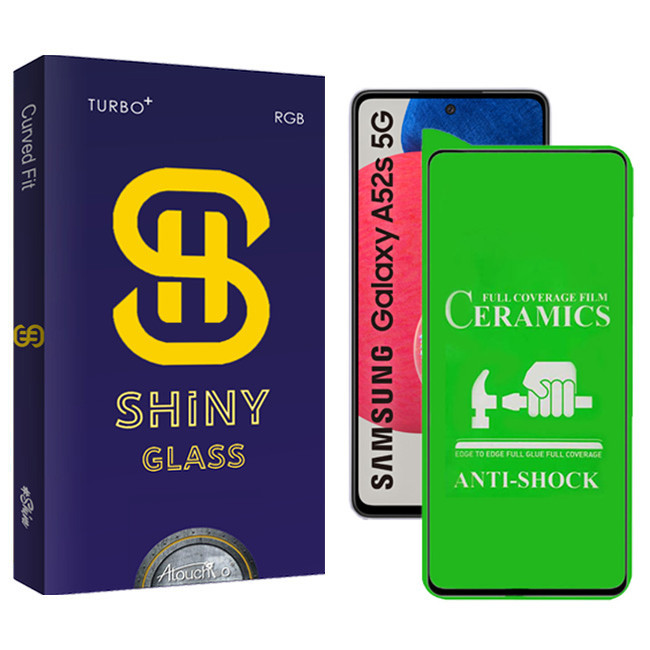 محافظ صفحه نمایش سرامیکی آتوچبو مدل shiny مناسب برای گوشی موبایل سامسونگ galaxy A52S