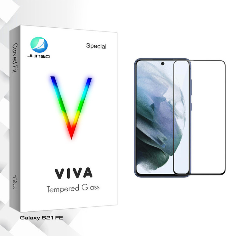محافظ صفحه نمایش شیشه ای جانبو مدل Viva Pro مناسب برای گوشی موبایل سامسونگ Galaxy S21 FE
