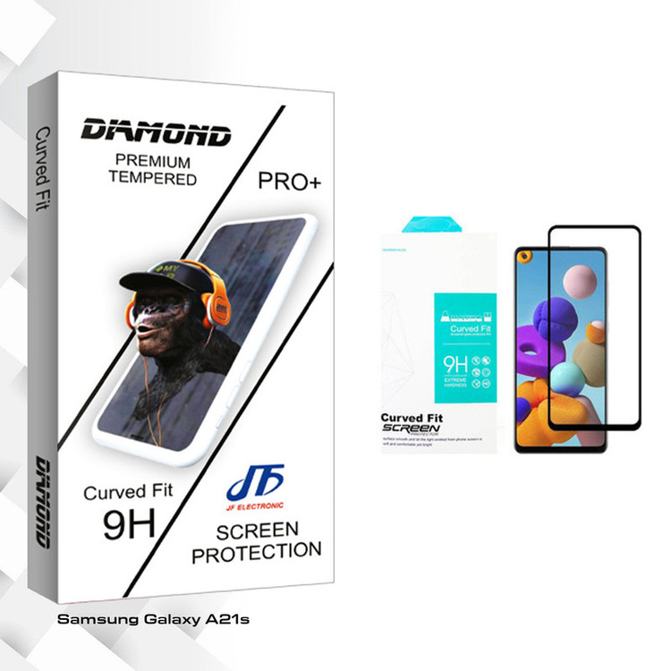محافظ صفحه نمایش جی اف مدل Diamond glass مناسب برای گوشی موبایل سامسونگ Galaxy A21s