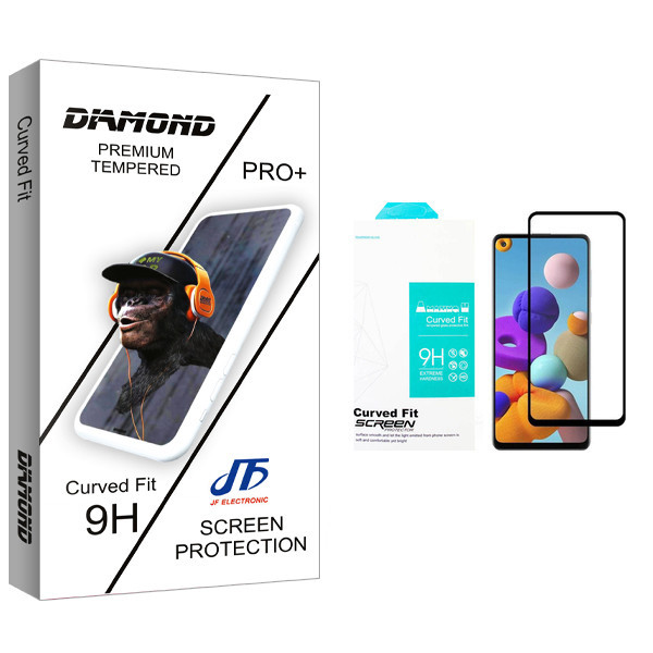 محافظ صفحه نمایش جی اف مدل Diamond glass مناسب برای گوشی موبایل سامسونگ Galaxy A21s
