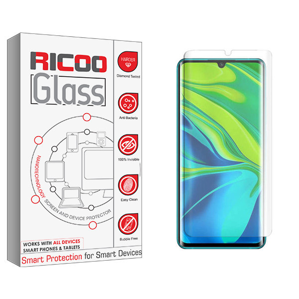 محافظ صفحه نمایش ریکو مدل RC UV مناسب برای گوشی موبایل شیائومی Mi note 10