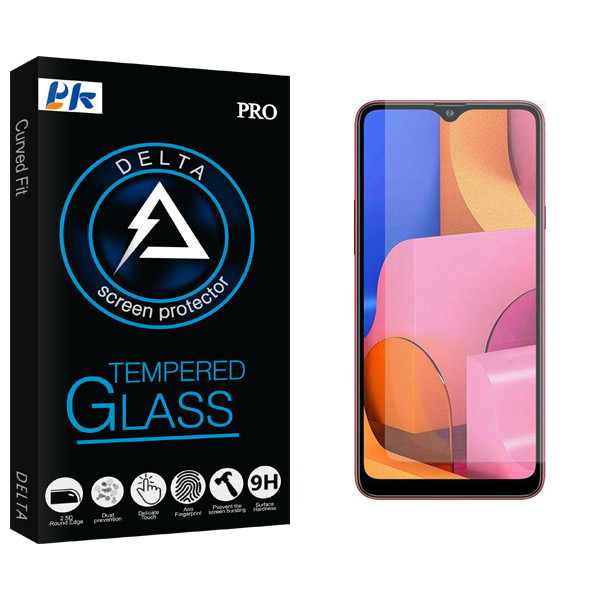 محافظ صفحه نمایش پی کی مدل Delta Glass مناسب برای گوشی موبایل سامسونگ Galaxy A20s