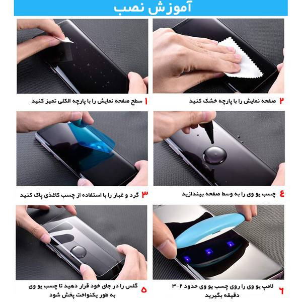 محافظ صفحه نمایش سوماستل مدل SD UV مناسب برای گوشی موبایل سامسونگ Galaxy S22 Ultra