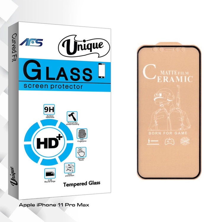 محافظ صفحه نمایش مات ای اف اس مدل Unique Glass مناسب برای گوشی موبایل اپل iPhone 11 Pro