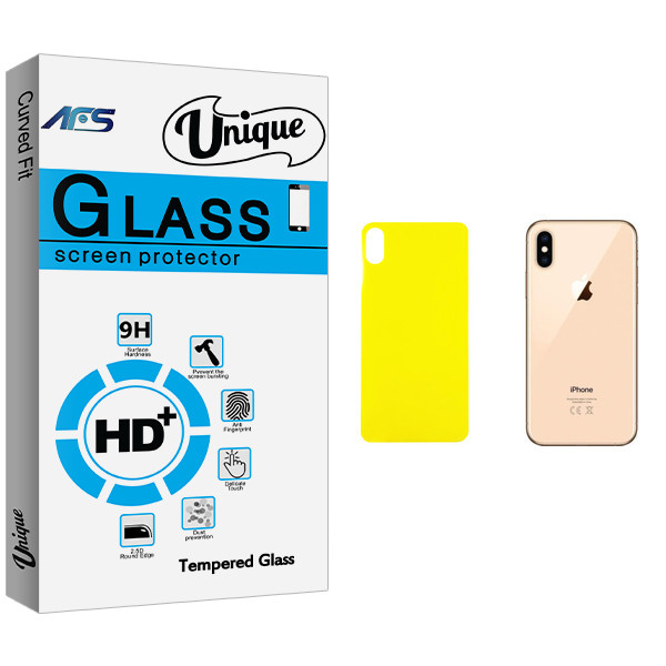محافظ پشت گوشی ای اف اس مدل Unique Glass مناسب برای گوشی موبایل اپل iPhone XS Max