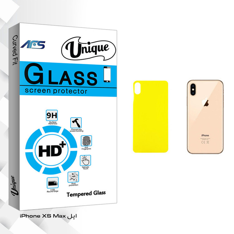 محافظ پشت گوشی ای اف اس مدل Unique Glass مناسب برای گوشی موبایل اپل iPhone XS Max