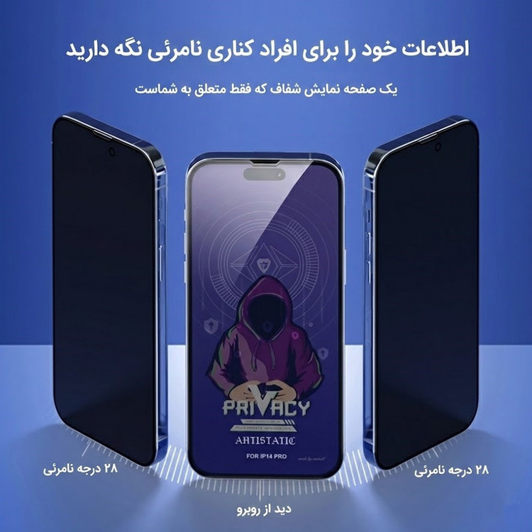 محافظ صفحه نمایش آتوچبو مدل PRVMiT-AT مناسب برای گوشی موبایل اپل iPhone 13