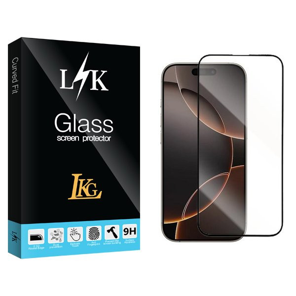 محافظ صفحه نمایش ال کا جی مدل LKKnewpkg مناسب برای گوشی موبایل اپل iPhone 16 Pro
