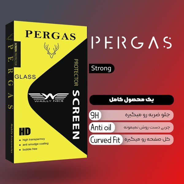 محافظ صفحه نمایش شیشه ای وایلی نایس مدل Pergas2 مناسب برای گوشی موبایل سامسونگ Galaxy A06