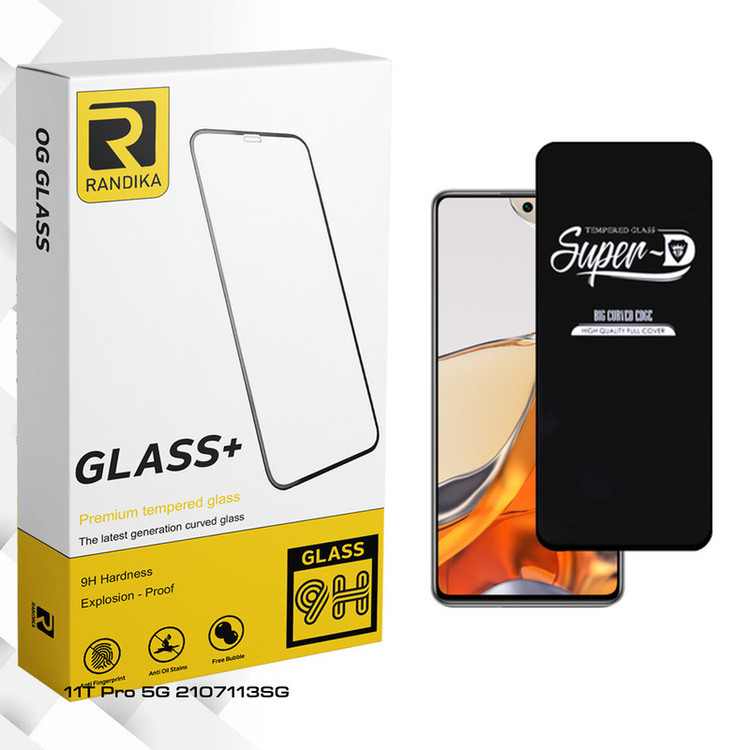محافظ صفحه نمایش شیشه ای راندیکا مدل Randika Glass SuperD مناسب برای گوشی موبایل شیائومی 11T Pro 5G 2107113SG
