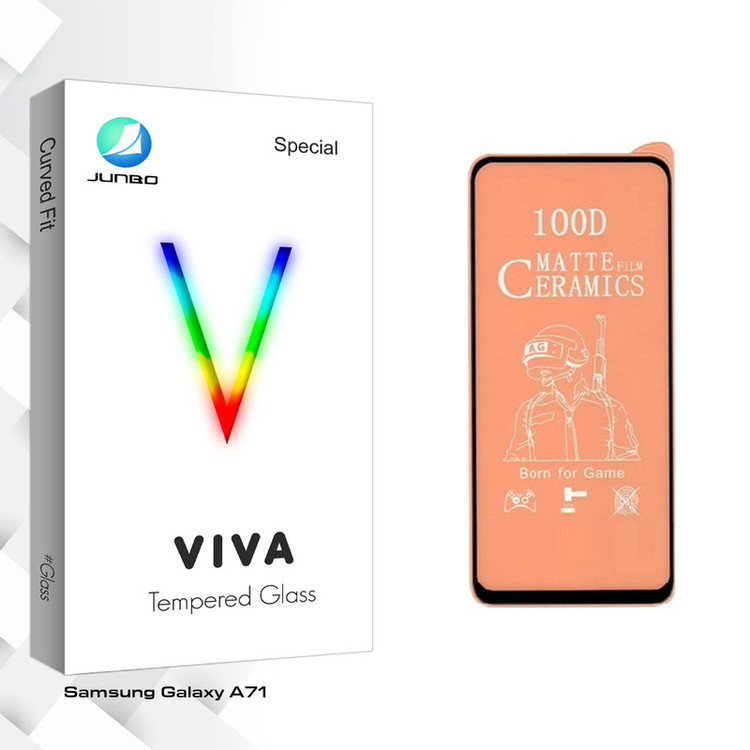 محافظ صفحه نمایش سرامیکی جانبو مدل Viva Glass مناسب برای گوشی موبایل سامسونگ Galaxy A71
