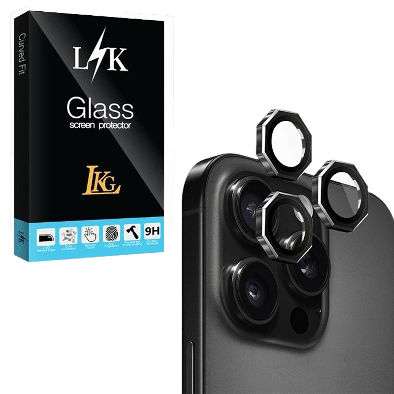 محافظ لنز دوربین شیشه‌ای ال کا جی مدل OCTLENS-LK مناسب برای گوشی موبایل اپل iPhone 12 Pro Max