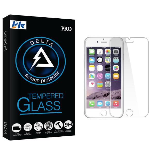 محافظ صفحه نمایش پی کی مدل Delta Glass مناسب برای گوشی موبایل اپل iphone 5/SE/5S