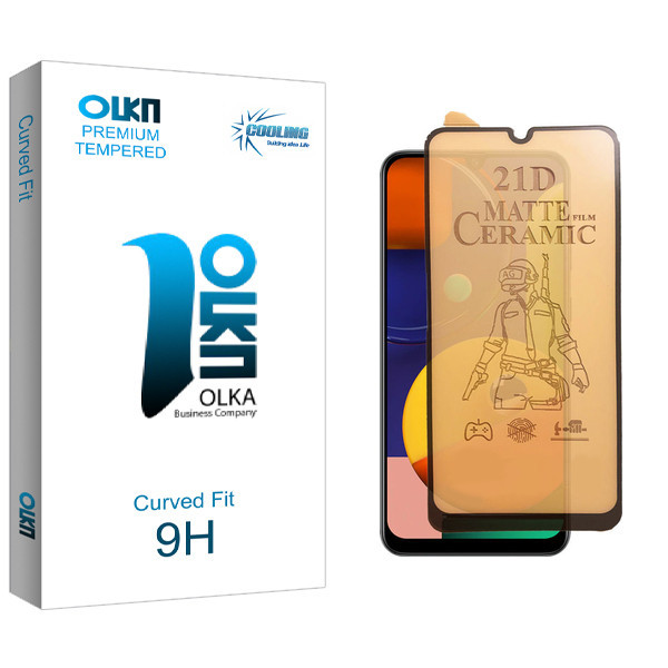 محافظ صفحه نمایش سرامیکی مات کولینگ مدل Olka Pro مناسب برای گوشی موبایل سامسونگ Galaxy A22 4G