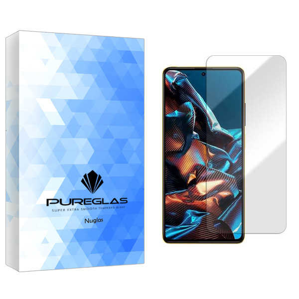 محافظ صفحه نمایش پیور گلس مدل NuGlas مناسب برای گوشی موبایل شیائومی Poco X5 Pro 5G