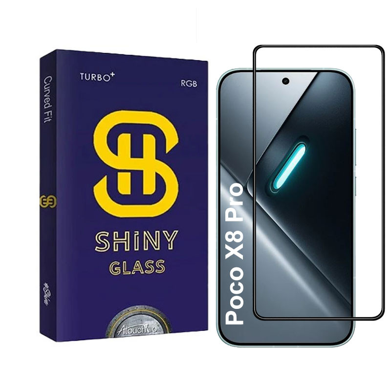 محافظ صفحه نمایش شیشه ای آتوچبو مدل FULL-AT مناسب برای گوشی موبایل شیائومی Poco X8 Pro